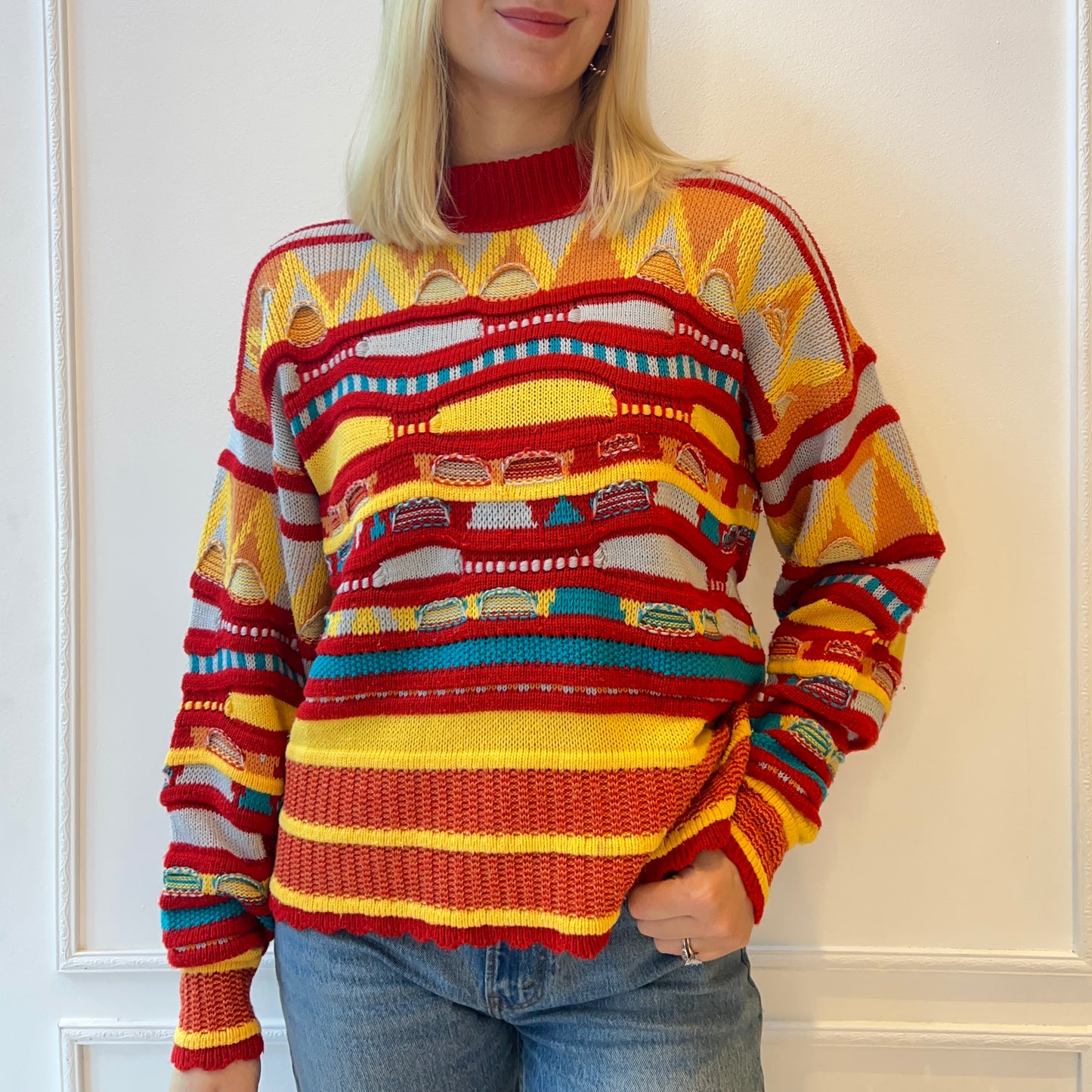 Coogi Style Sweater 90s Louie Bernard Brand