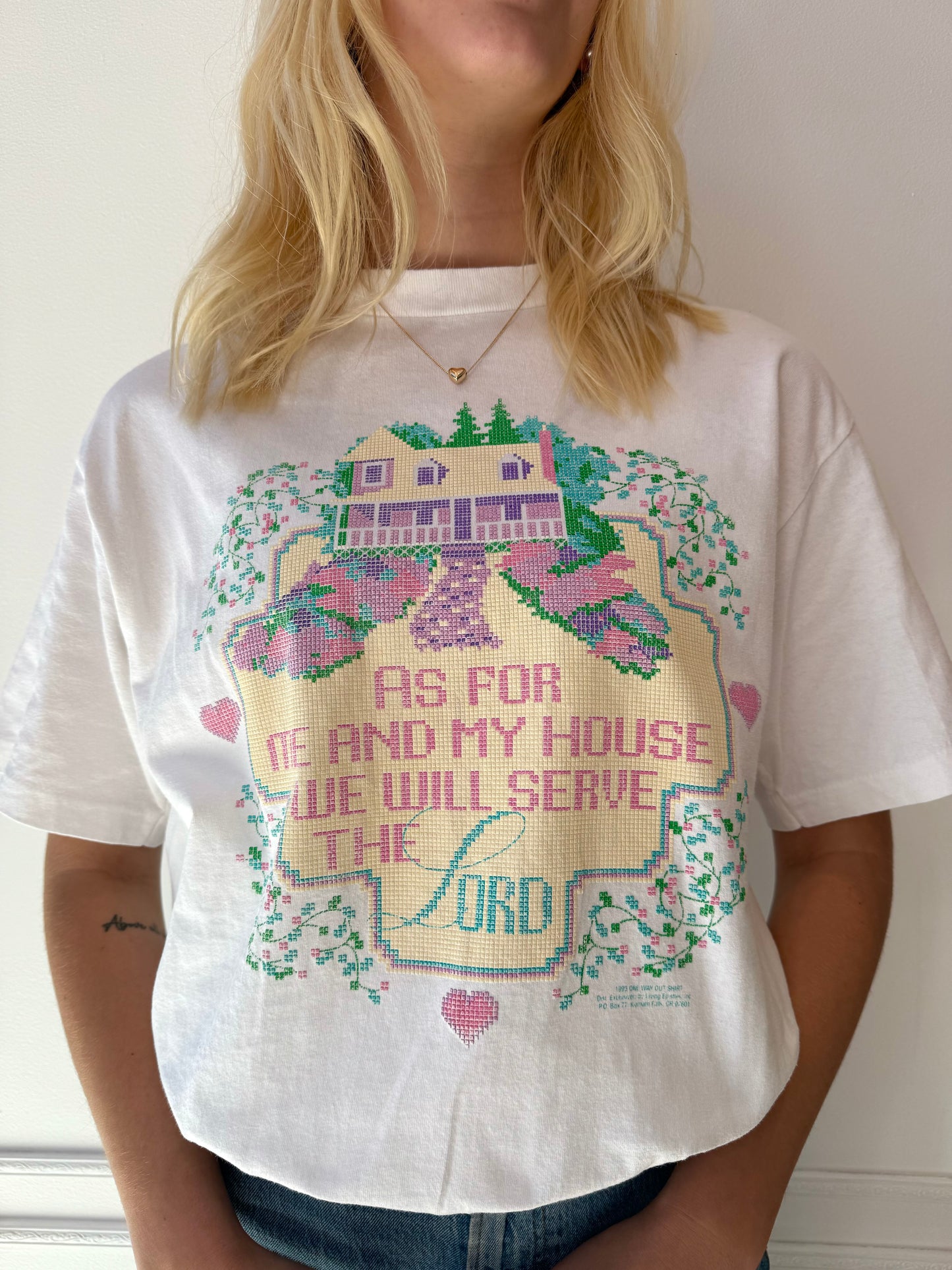 As For Me and My House We Will Serve T-Shirt 90s