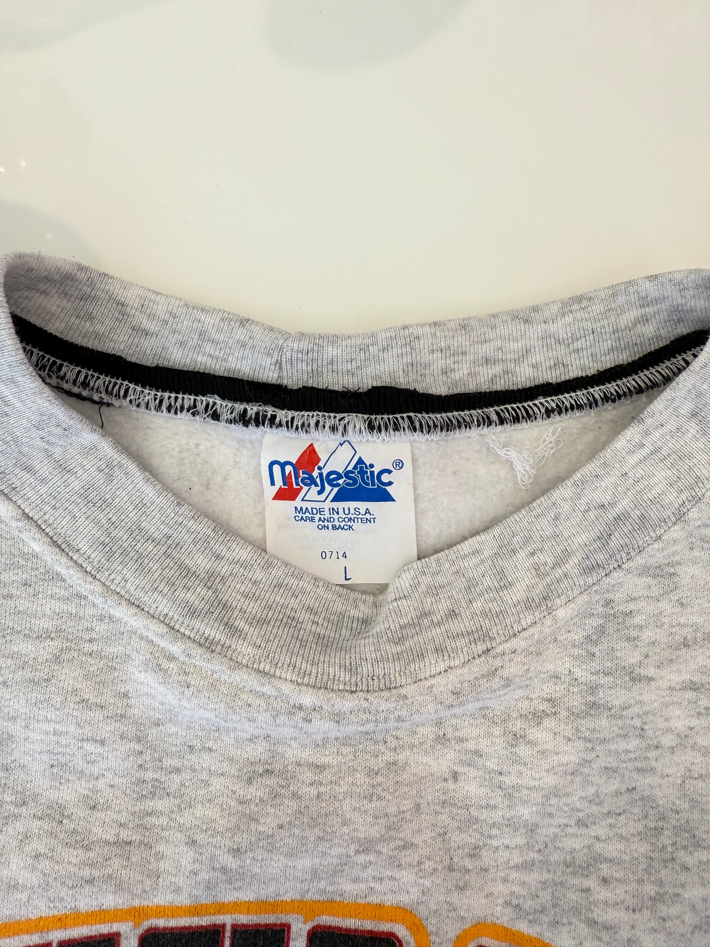 Steelers Majestic Brand Crewneck 1980s