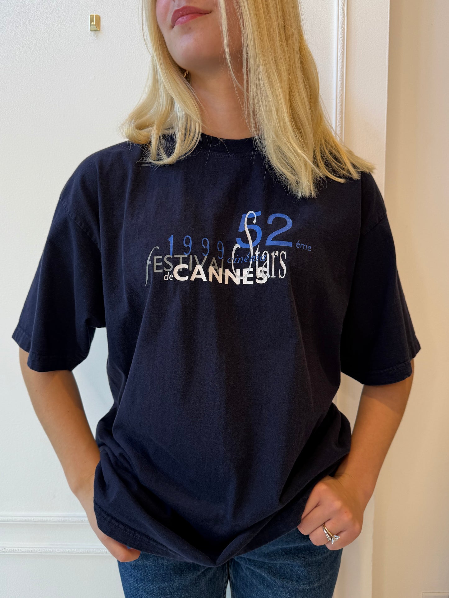 1999 Cannes Film Festival Tee Navy Blue