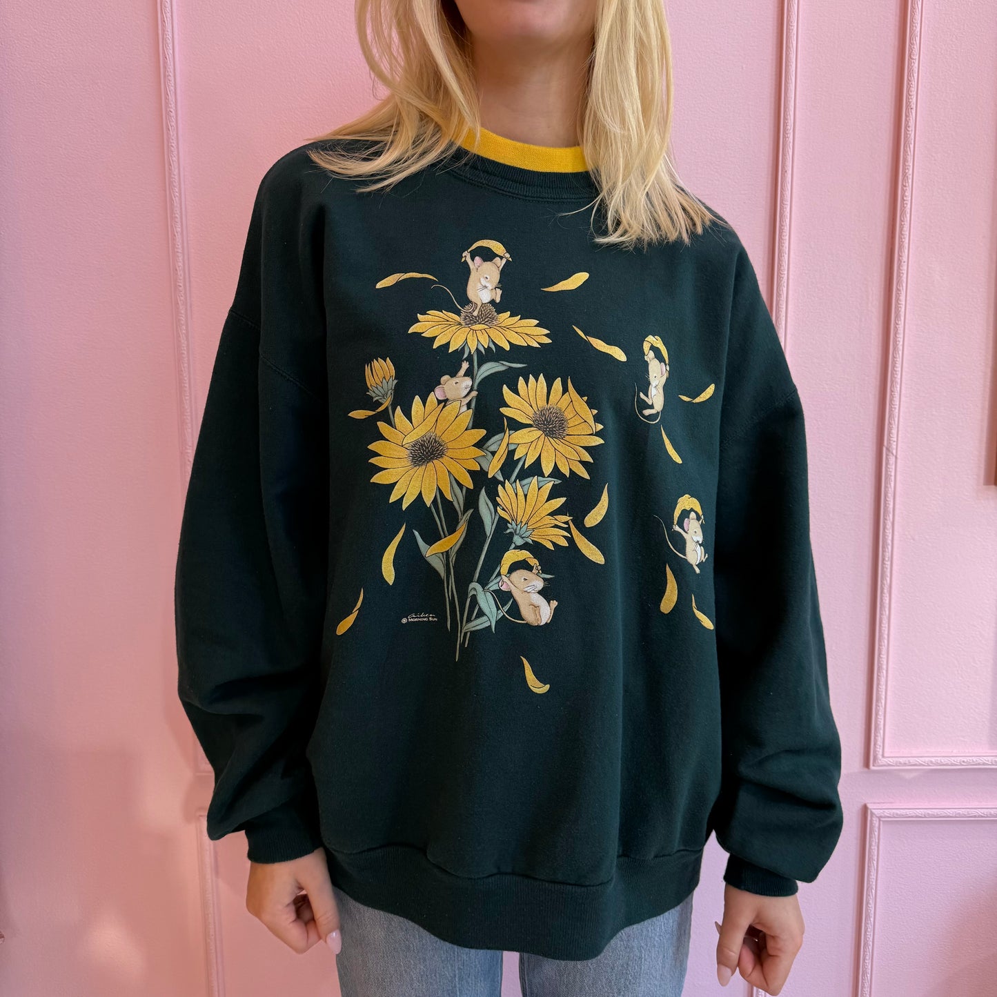 Mice and Flowers Crewneck 90s