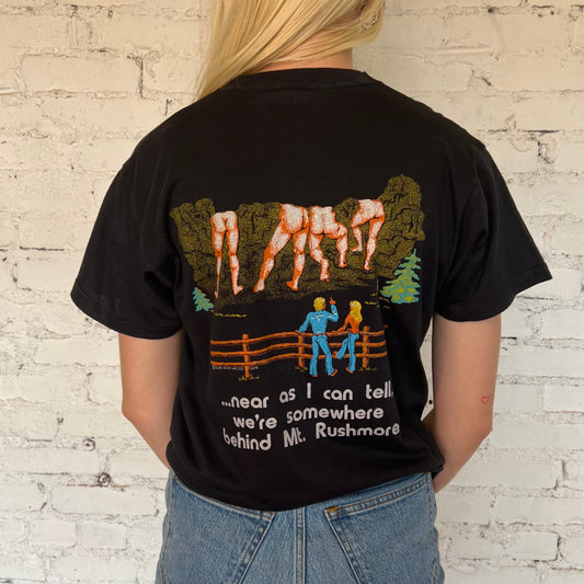 Mount Rushmore Butts Tee 70s