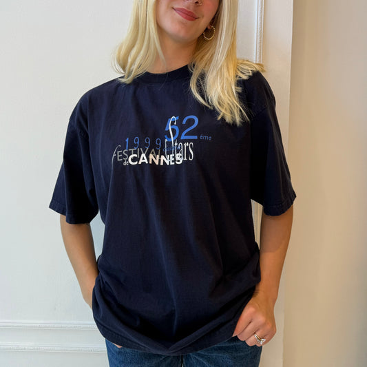 1999 Cannes Film Festival Tee Navy Blue