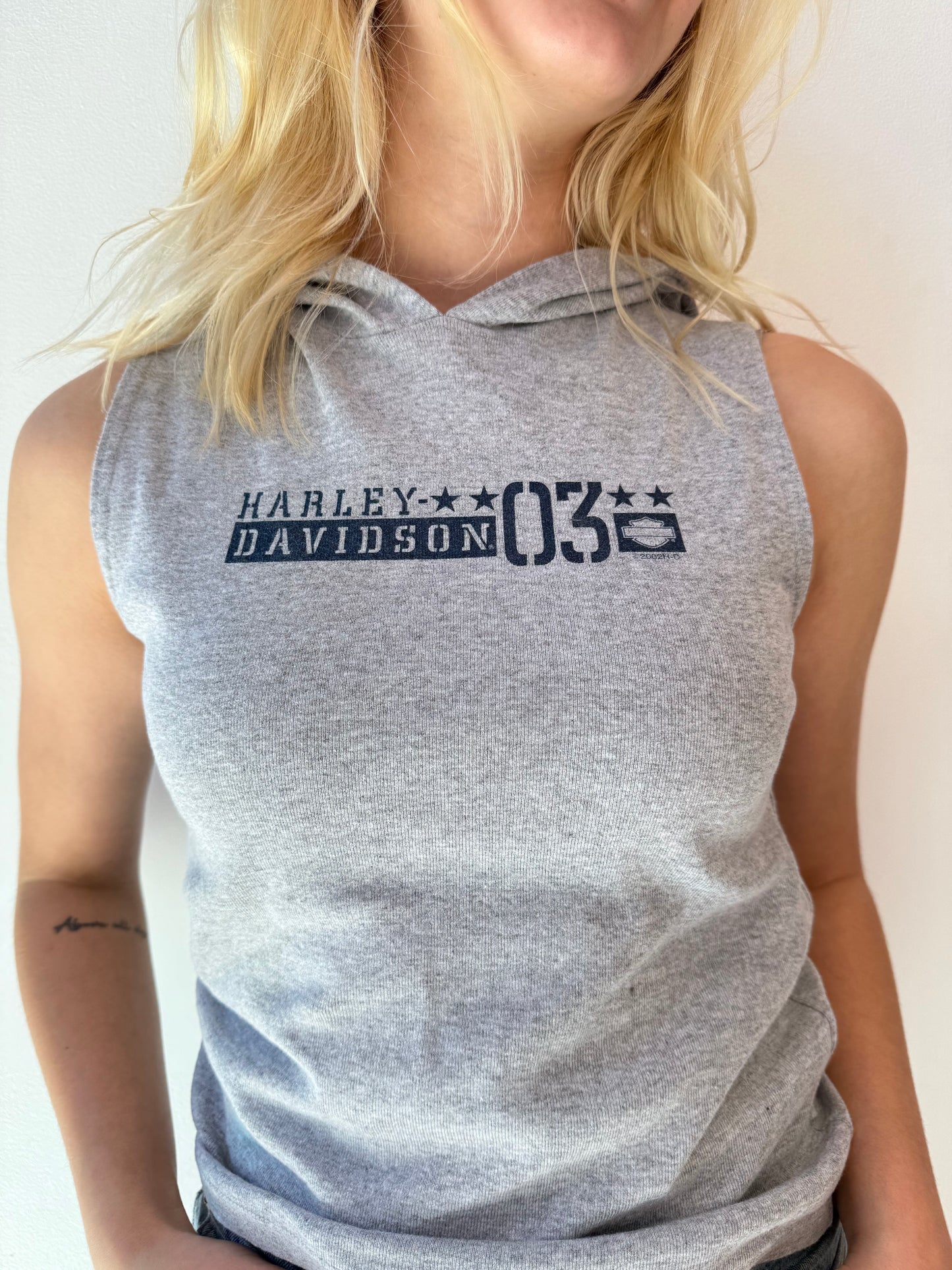 Harley Tank Top with Hood y2k