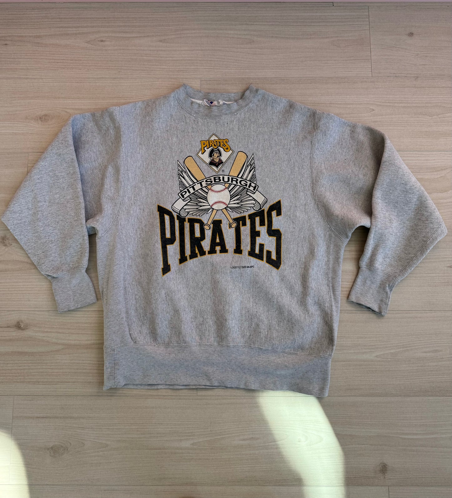 Pittsburgh Pirates Crewneck 1980s Logo 7 Brand