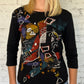 Abstract Cats Shirt y2k