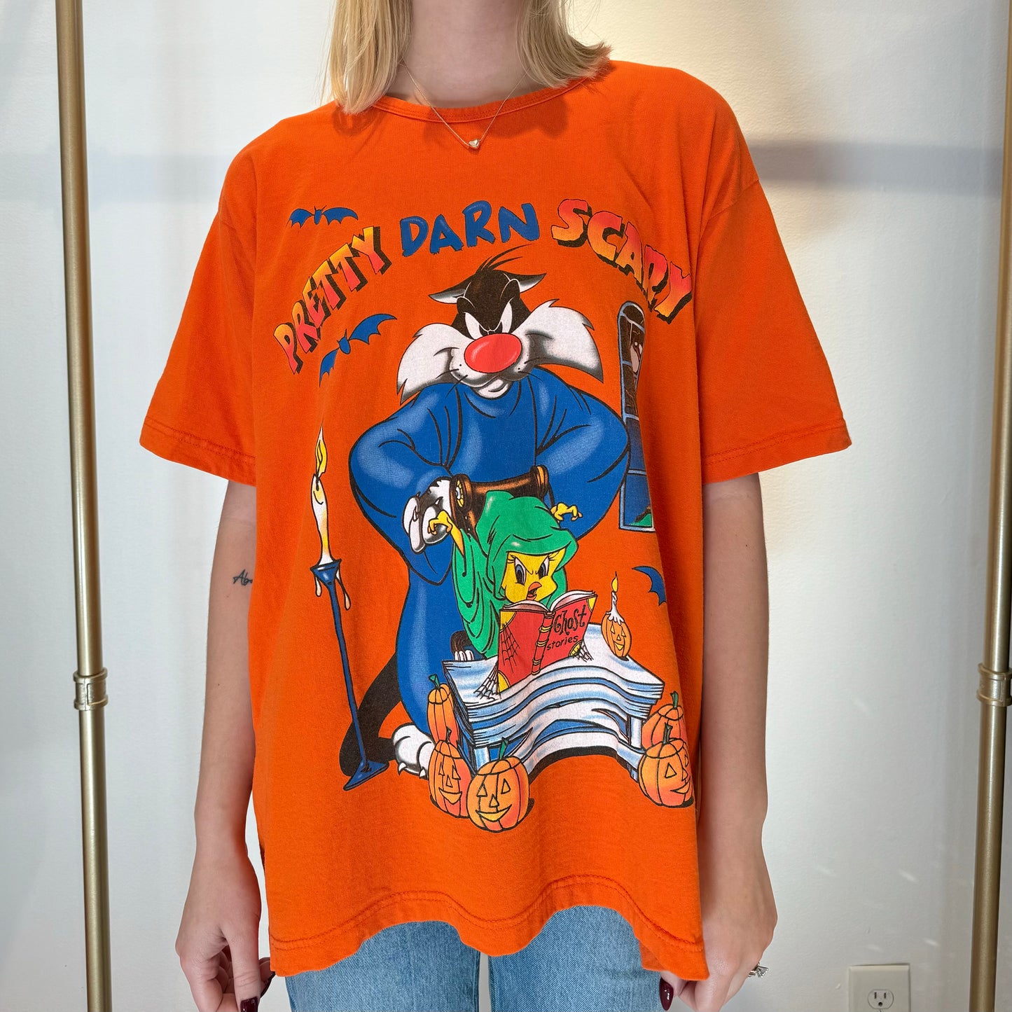 Sylvester and Tweety "Pretty Darn Scary" Tee 90s