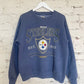 Periwinkle Blue Lee Sports Steelers Crewneck 90s