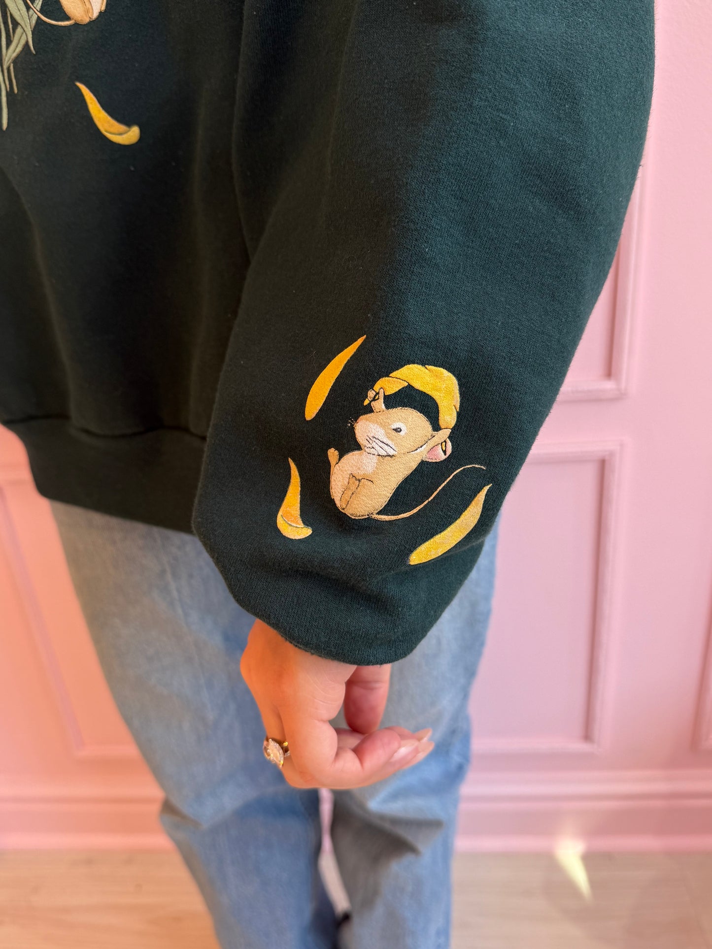 Mice and Flowers Crewneck 90s