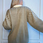 80s Winter Theme Apres Ski Sweater Tan Pastels